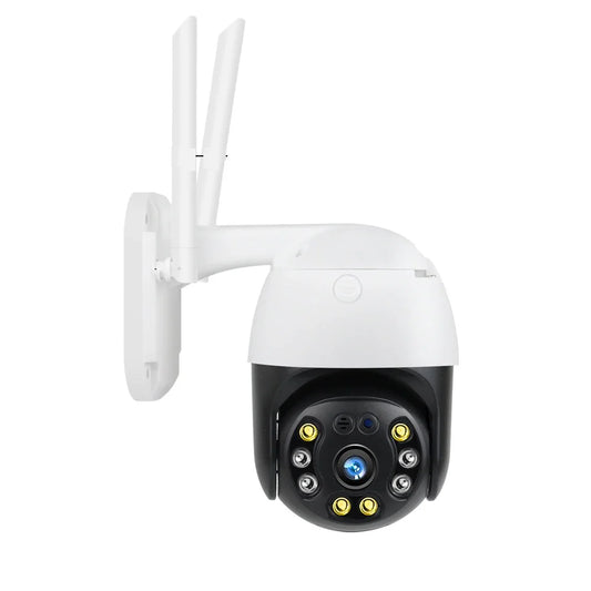 Cámara WiFi Exterior PTZ HD 1080P | Detección de Movimiento y Notificaciones Push