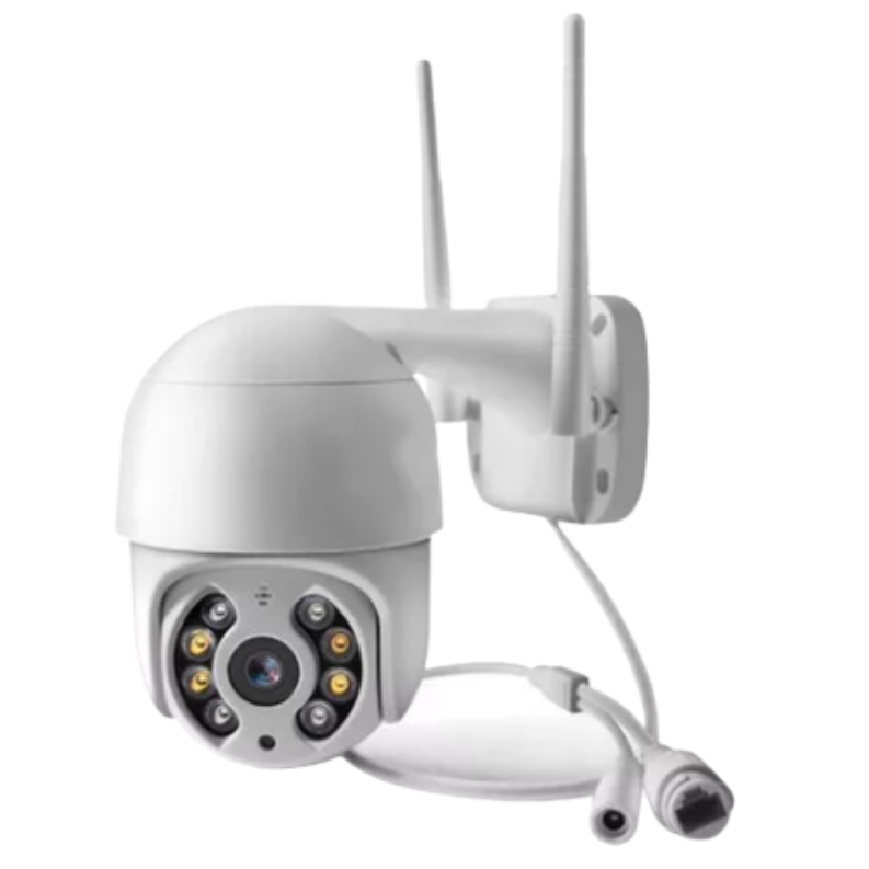 Cámara WiFi Exterior PTZ HD 1080P | Detección de Movimiento y Notificaciones Push