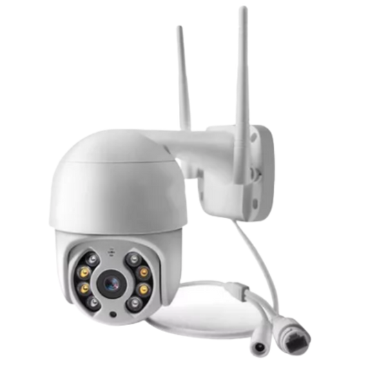 Cámara WiFi Exterior PTZ HD 1080P | Detección de Movimiento y Notificaciones Push