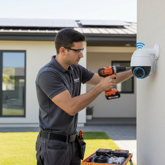 imagen en referencia a un servicio de instalacion de camaras de seguridad wifi